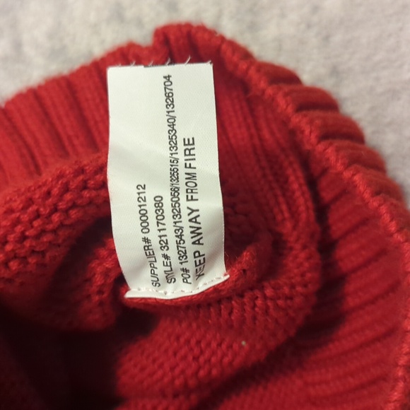 Polo Ralph Lauren Red and Navy Sweater Size 2T - Picture 4 of 6